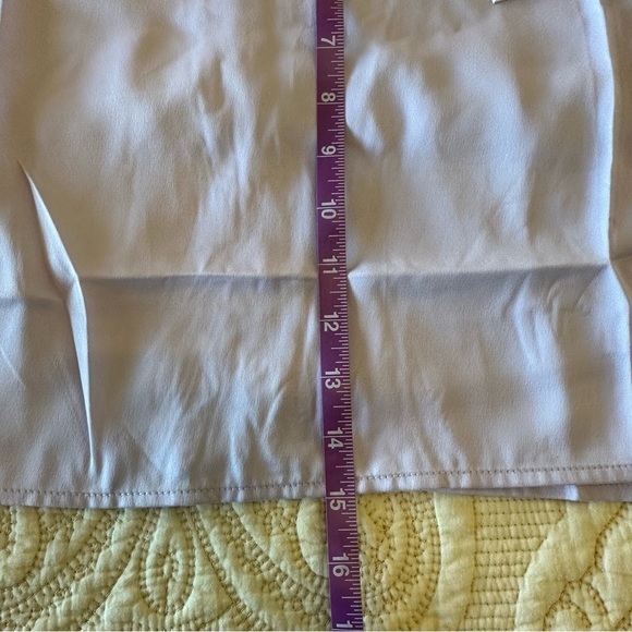 NWT WeWoreWhat purple lilac satin mini skirt women’s small - Picture 11 of 11